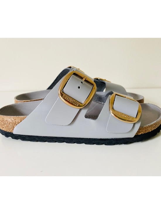 Birkenstock Arizona Big Buckle Sz 39 US 8 - 8.5 in Grey